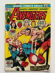 Avengers #117 (1973) John Romita cover art spine chip tear - Picture 1 of 5