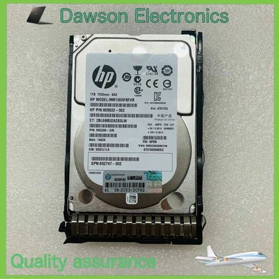 652749-B21 653954-001 HPE 1TB SAS 7.2K 6Gb/s 2.5 in SFF G8 G9 HP HDD Hard Drive - Image 1 of 3