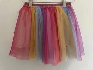 Garanimals Kids Girls Colorful Striped Tulle Glitter Elastic Waist Skirt Multi 7 - Picture 1 of 6