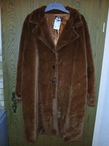 Mantel Ulla Popken Gr 54/56 Braun Neu mit Etikett  - Bild 1 von 5