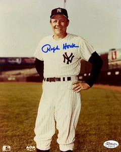 Ralph Houk Yankees Signed Jsa Cert Sticker Authentic Autograph - Picture 1 of 1