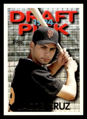 1995 Topps #521 Jacob Cruz RC - Image 1 of 2