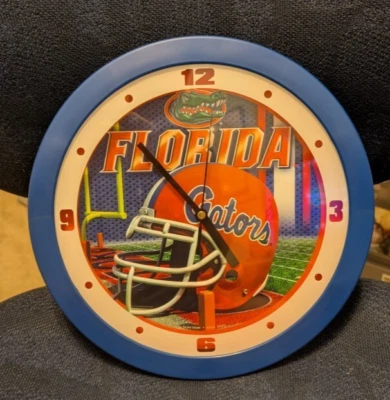 Reloj de pared Florida Gators vintage - alimentado por batería - nuevo en caja Foto 1 de 4