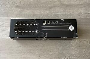 New GHD Natural Bristle Radial Round Hair Brush Size 3