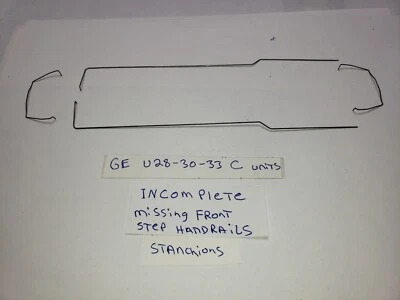 U28C AS IS INCOMPLETE HANDRAIL ENDRAIL  SET HO Athearn GE U28C ,U30C, U33C 34229 - Image 1 of 4