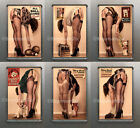 New, Retro Style Sexy Pin Up Fridge Magnets, Stockings, Short Skirts - you pick