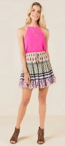 Francescas KAYCEE PRINTED SKIRT Large - Picture 1 of 10