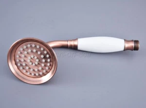 Antique Red Copper Bathroom Ceramic Handheld Shower Spray ahh129 - Picture 1 of 8