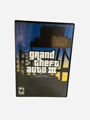 Grand Theft Auto 3 Double Pack Edition Ps2 Game Sony PlayStation 2 GTA CIB & Map - Image 1 of 4