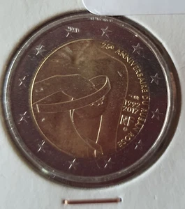 2 EUROS COMMEMORATIVE FRANCE 2017 - FIGHT AGAINST BREAST CANCER - Picture 1 of 2