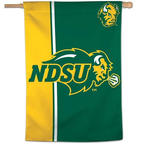 NORTH DAKOTA STATE BISON NDSU 28"X40" BANNER FLAG NEW WINCRAFT 👀 Cover