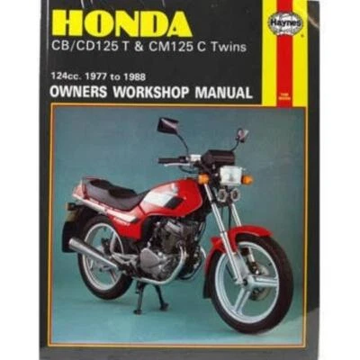 Honda CB/CD125T y cm125C Twins 1977-1988 Haynes Manual de taller - Imagen 1 de 4