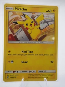 Pokémon TCG - PIKACHU - 55/236 - SUN & MOON: UNIFIED MINDS (2019) - NM - Picture 1 of 2
