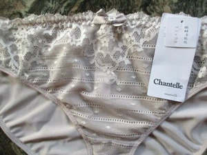 CHANTELLE BIKINI BRIEF PANTIES RIVE GAUCHE STONE MILK LACE X, XL STYLE C30870 - Picture 1 of 12