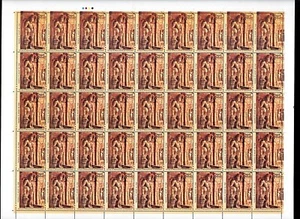 India STATUE ~ PATTADAKAL MONUMENTS ~ UNESCO WORLD HERITAGE SITE Full Sheet 2020 - Picture 1 of 3
