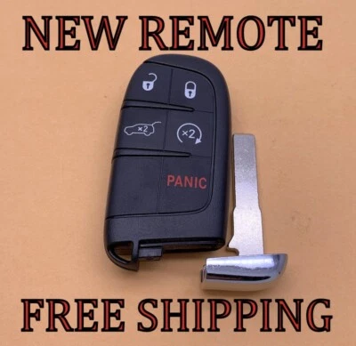 NUEVO OEM 17-24 JEEP BRÚJULA LLAVE INTELIGENTE PROXIMIDAD CONTROL REMOTO TRANSMISOR 68250343 Foto 1 de 4