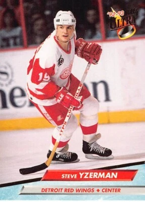 1992-93 Fleer Ultra Hockey Steve Yzerman #55 NM/MT DETROIT RED WINGS - Image 1 of 2