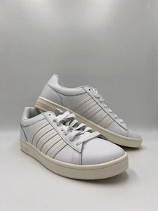 Zapatos de hombre K Swiss Court Winston EU 45 / Zapatillas blancas bajas /  - Imagen 1 de 9