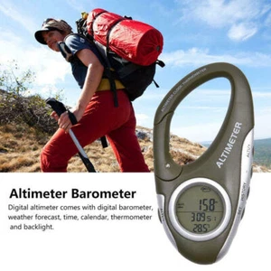 8 In 1 Mountaineering Digital Altimeter Barometer with Thermometer Backlight - Picture 1 of 8