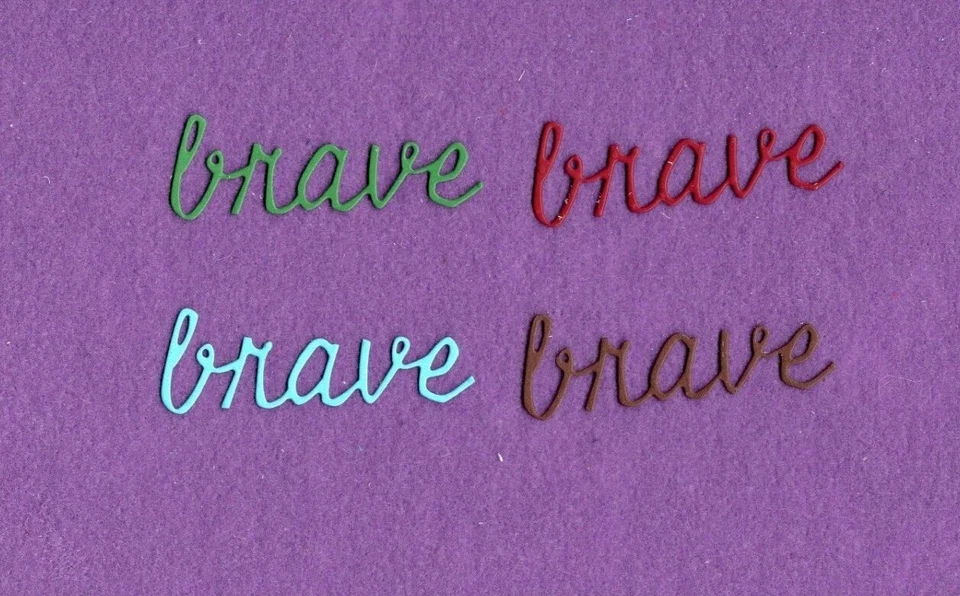  Tarjetas de álbum de recortes troquelados militares BRAVE EE. UU. Foto 1 de 1