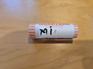 2004 P Michigan Statehood Quarter Original Bank Wrap Roll BU - Picture 1 of 3