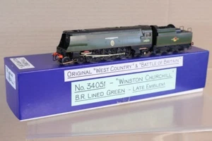 WESTWARD KIT BUILT BR 4-6-2 BATTLE of BRITAIN LOCO 34051 WINSTON CHURCHILL om - Picture 1 of 15