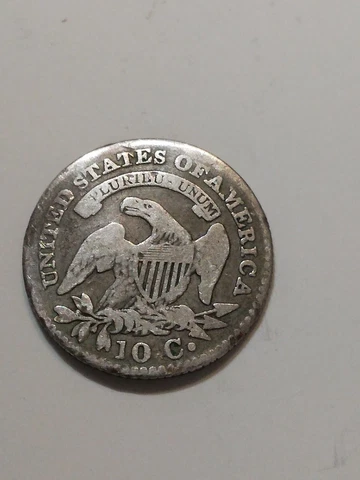 1823 Large E's Capped Bust Dime  A-116 Cover