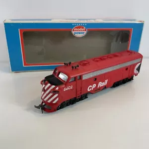 Model Power Mehano 6602 CP RAIL HO F9 Diesel Locomotive Collectible W Box 1969 - Picture 1 of 18