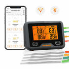 Thermomètre alimentaire numérique Bluetooth WiFi rechargeable application intelligente alarme de température