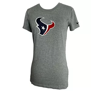 NFL Team Apparel Womens Shirt Size Small Houston Texans Tee Gray Dri Fit - Picture 1 of 8