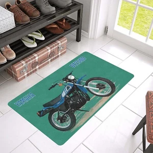 Vintage Style 1977 Yamaha DT250D Trail Bike Doormat Rug In / Out Decor - Picture 1 of 5
