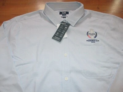 CAMISA NUEVA CON ETIQUETAS PARA HOMBRE CUTTER & BUCK VERSATECH ABOTONADA TALLA XL Foto 1 de 2