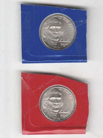 2010 P D Jefferson Nickel Satin Finish TuFF Pr.  Jeffy Nickels Scarce Cover