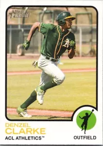 2022 Topps Heritage Minor League #197 Denzel Clarke - Picture 1 of 2