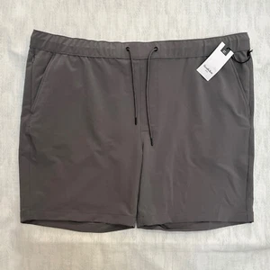 Goodfellow & Co Tech Jogger Shorts Men Size XXL Gray UPF 50+ Pull-On Drawstring - Picture 1 of 8