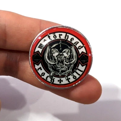 Broche prendedor Motorhead 'Rock N Roll' banda de heavy metal solapa esmalte punk Foto 1 de 2