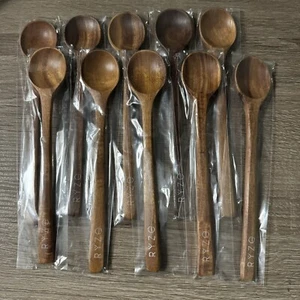12 RYZE Brand Handmade Wooden Acacia Spoon GENUINE For Ryze Mushroom Coffee - Picture 1 of 9
