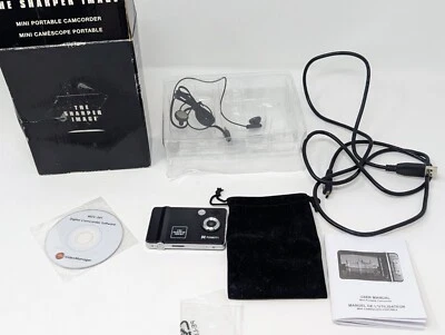 Sharper Image F3356771 128 MB Camcorder with Box -  Black - READ DESCRIPTION - Image 1 of 4