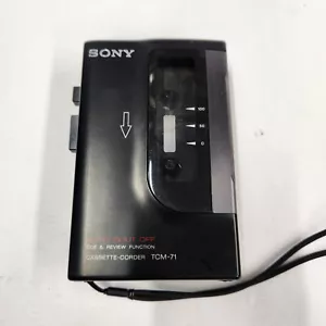 Sony Cassette-Corder TCM-71 belt replaced tested vintage - Picture 1 of 13