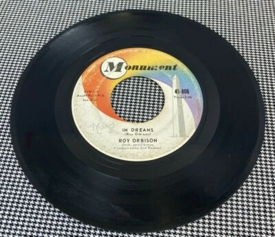 ROY ORBISON - IN DREAMS/SHAHDAROBA- MONUMENT RECORDS 7" VINYL SINGLE (TY-262) - Image 1 of 2