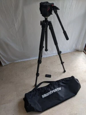Manfrotto 344B professional tripod - Image 1 of 4