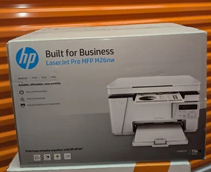 HP LaserJet Pro MFP M26nw Monochrome Laser ALL-In-ONE Printer New Sealed - Bild 1 von 1