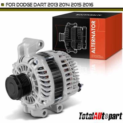 Nuevo alternador para Dodge Dart 2013-2016 120 A 12V CW polea desacopladora de 6 ranuras Foto 1 de 4