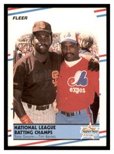 1988 Fleer #631 TONY GWYNN TIM RAINES