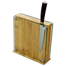 Bamboo Magnetic Universal Knife Block 8 -10 inches