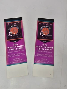 1996 NCAA WOMEN'S FINAL FOUR Basketball Semifinals TENNESSEE VOLS UConn EMPTY - Picture 1 of 4