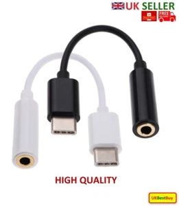 USB Type C Male To 3.5mm Female Headphone Earphone Adapter Audio Cable Convertor - Picture 1 of 7