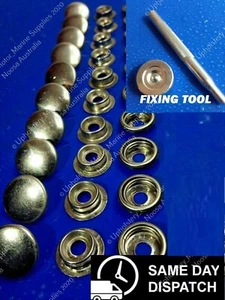 HERRAMIENTA de toldo marino con perno de presión de acero inoxidable 316 incluida - Imagen 1 de 1
