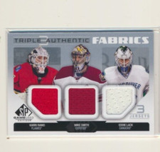 2014-15 SP Game Used Triple Authentic Fabrics Ramo Smith Lack Flames Coyotes Van