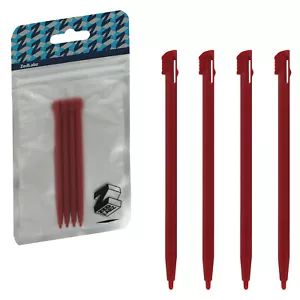 Replacement Stylus Pen For Nintendo 2DS - 4 Pack Red | ZedLabz - Picture 1 of 3